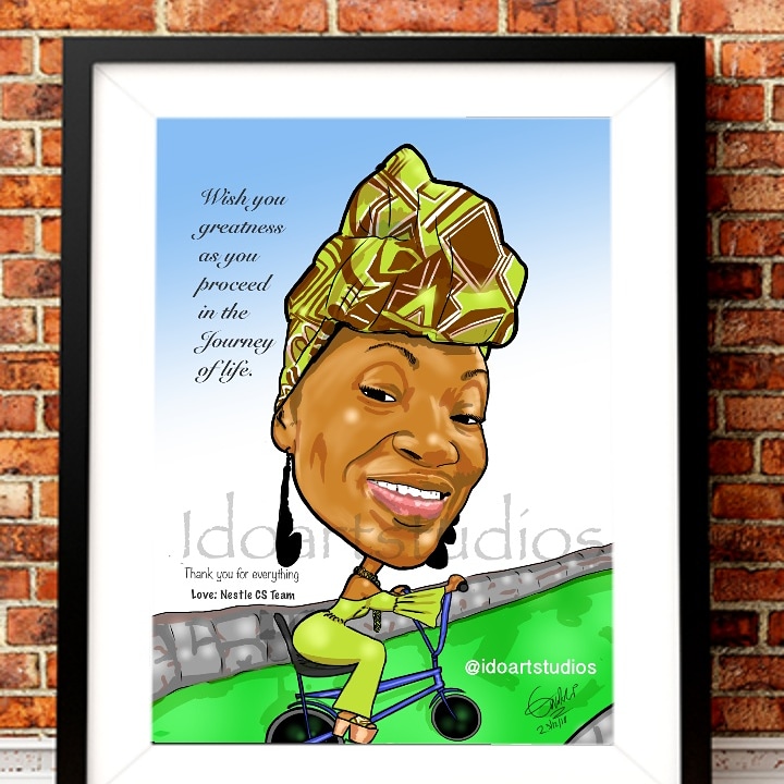 spot on caricature sample